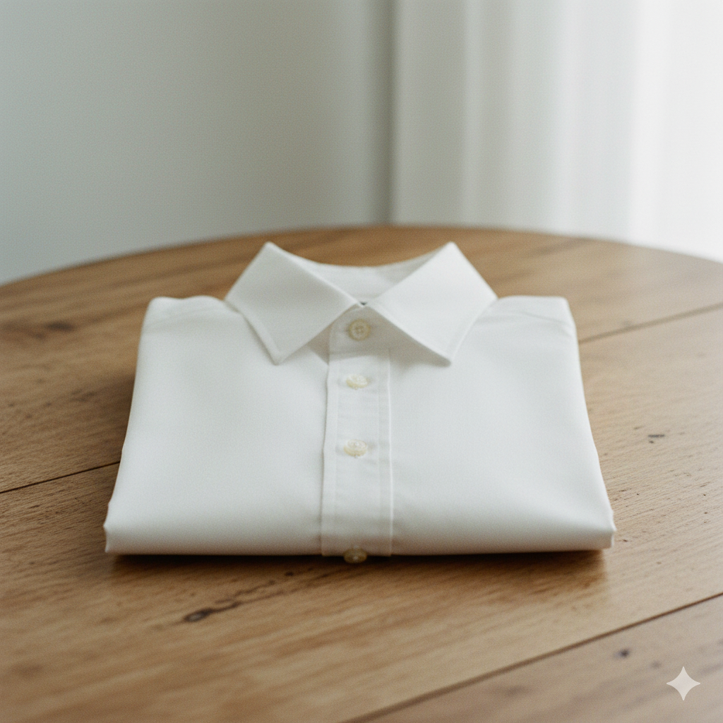 Elegant White Cotton Shirt